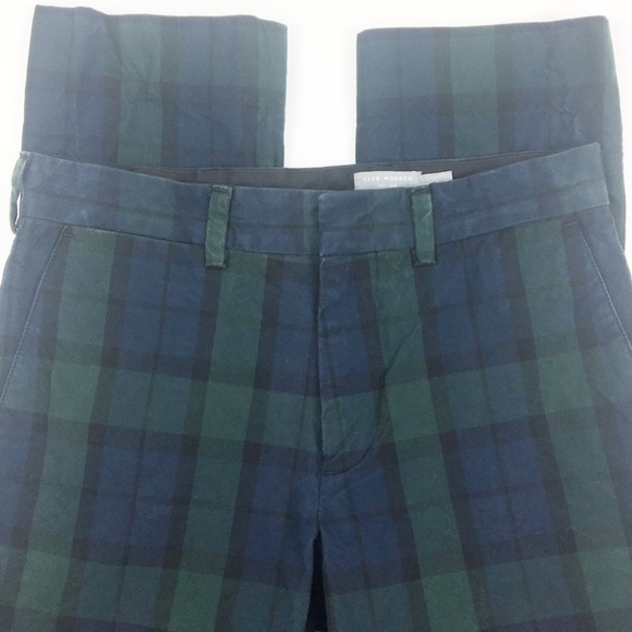 Club Monaco Davis Slim Men Dress Pants Plaid 28x32 - Picture 4 of 8